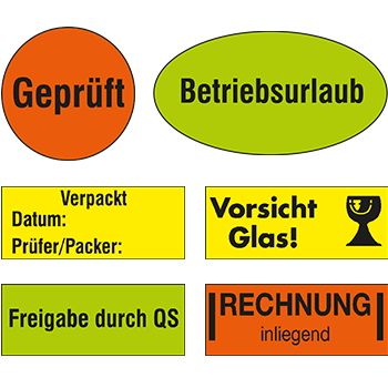 Hinweisetiketten und Warnetiketten von DN-Sign