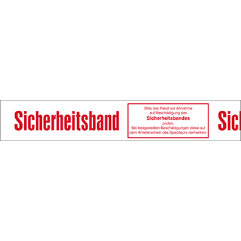 Sicherheitsband (r/w) | Bänder und Markierungen