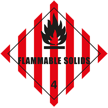 Flammable Solids | Gefahrgutetiketten