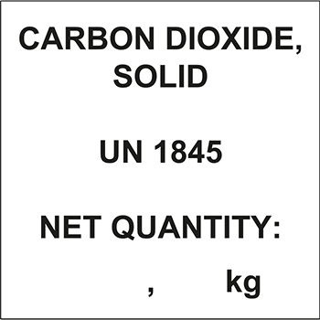 Carbon Dioxide | Gefahrgutetiketten