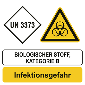 Infektionsgefahr | Gefahrgutetiketten