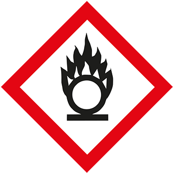 Flamme über Kreis | Gefahrstoffetiketten
