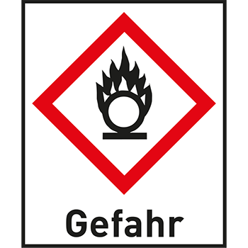 Flamme über Kreis | Gefahrstoffetiketten