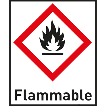 Flammable | Gefahrstoffetiketten