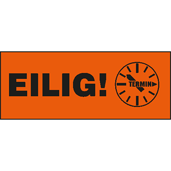 Eilig | Hinweisetiketten