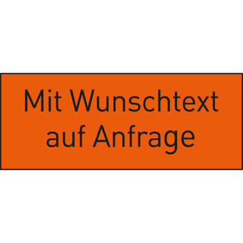 Mit Wunschtext auf Anfrage | Hinweisetiketten