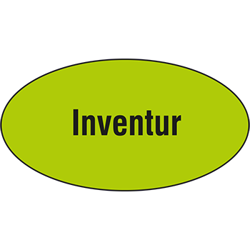 Inventur | Hinweisetiketten