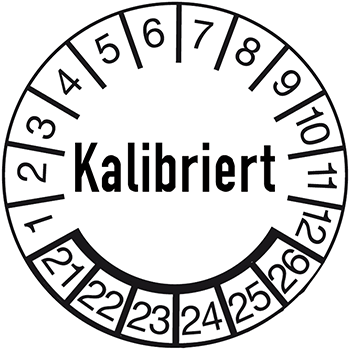 Kalibriert | Prüfplaketten