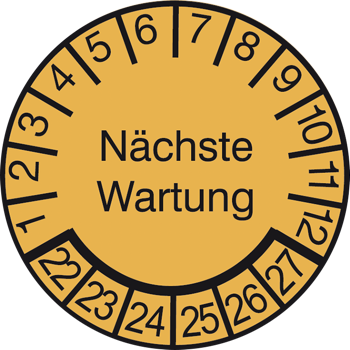 Nächste Wartung | Prüfplaketten