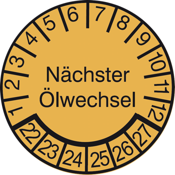 Nächster Ölwechsel | Prüfplaketten