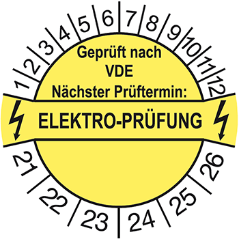 Elektro-Prüfung | Prüfplaketten