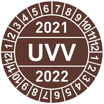 UVV (2021-2022) | Prüfplaketten