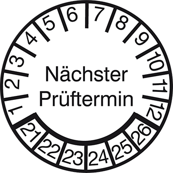 Nächster Prüftermin | Prüfplaketten