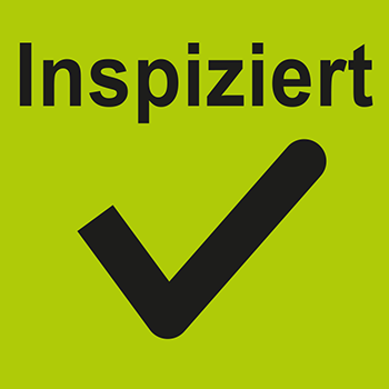 Inspiziert | Qualitätssicherungs&shy;etiketten