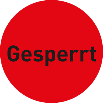 Gesperrt | Qualitätssicherungs&shy;etiketten