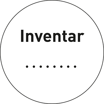 Inventar | Qualitätssicherungs&shy;etiketten