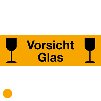 Vorsicht Glas | Versandgut und Verpackungsetiketten